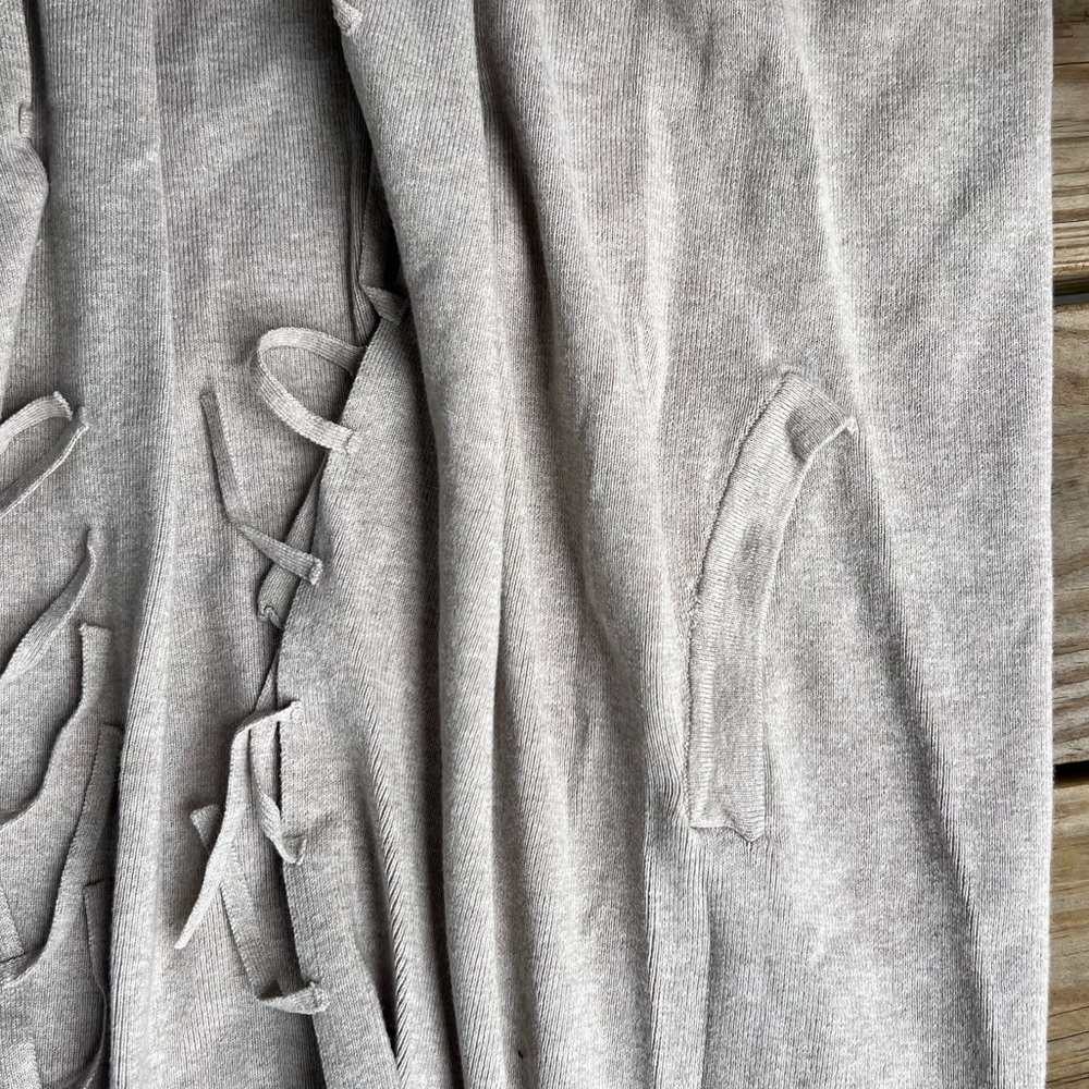 Style & Co medium fringe long sleeve cardigan - Picture 9 of 11